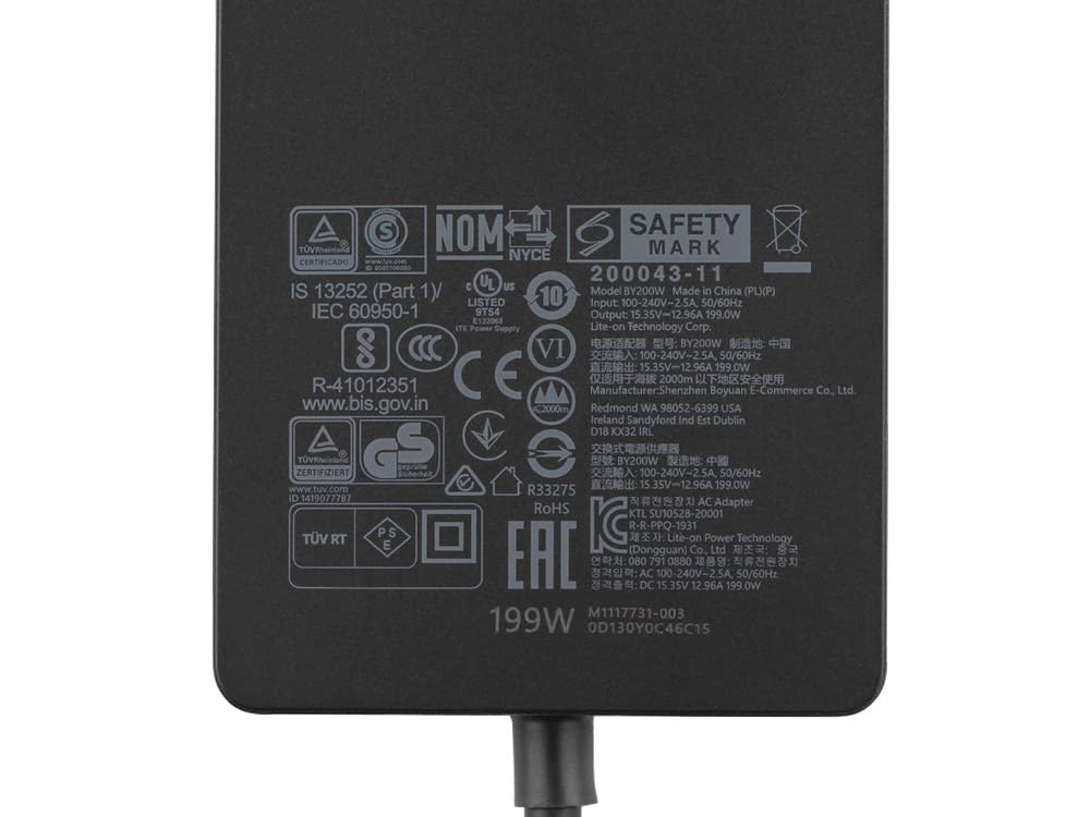 Amazon.com: 15.35V 12.96A 199W 7.4 * 5.0mm Charger Adapter for